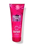 Perfect in Pink Moisturizing Body Wash Bath and Body 10 fl oz / 295 mL Fragrance notes: vibrant cherries, pink camellia and whipped almond crème
