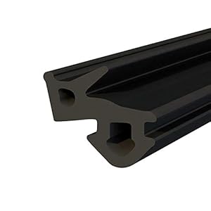 Seiletech.de VEKA S-1126 Vensterafdichting, 15 m, rubberen afdichting voor ramen, zwart, tochtstopper, profielafdichting, rubberen afdichtingstape, kunststof afdichtingen