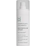Harrogate Organics Natural Magnesium Spray, Ultra Pure Magnesium for Sleep, Muscles Recovery, Restless Legs Relief, Menopause Relief - No Smell, No Grease Magnesium Oil - Vegan Magnesium Spray - 150ml