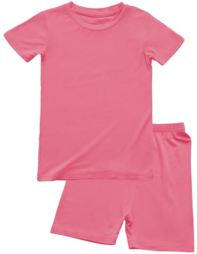 Image of BABY 2T-10Y Toddler Kids Girls Boys Soft Comfy 2pcs Set Short Sleeve Shirts and Pants Sets