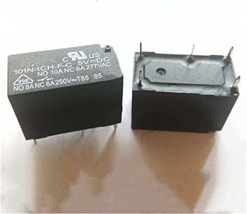 Relais 101N-1CH-F-C 5VDC de puissance 6A 5 broches pour circuits électroniques - 2