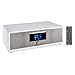 Produktbild MEDION P66024 All in One Audio System (Internet, DAB+, PLL-UKW Radio, CD/MP3-Player, Bluetooth 5.0, 2.1 Soundsystem, Kompaktanlage) Silber