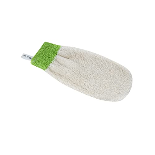 EcoTools Luva esfoliante, luva de banho e chuveiro de limpeza, esfoliação moderada, preparação de au
