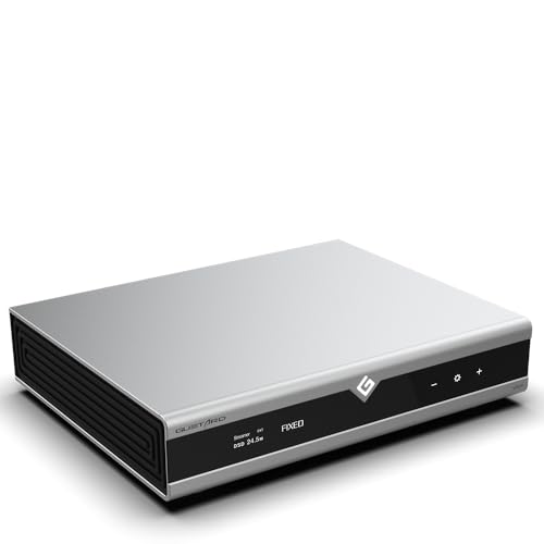 Image of Gustard X26III DAC Network Bridge and Streaming ES9039SPRO X2 Full Balanced HiFi MQA DAC with Remote Control (Silver)