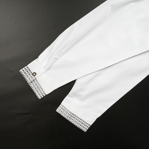 HD African Clothing Long Kaftan Clothes Sets Embroidery Dashiki Outfit for Man4