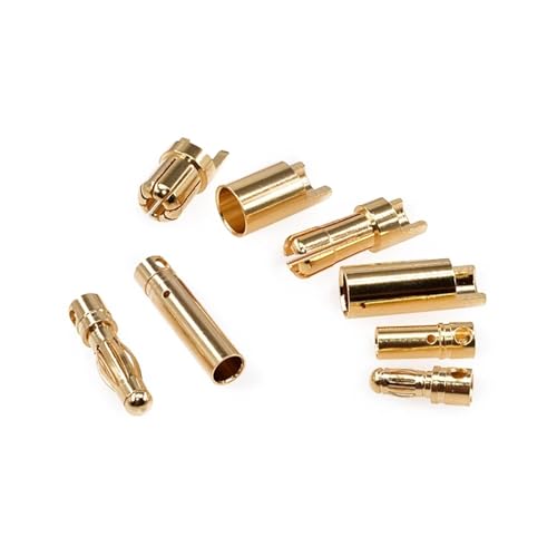 Conectores de bala RC de 6.0mm para evitar fallos de corriente en motores, 5 uds 2