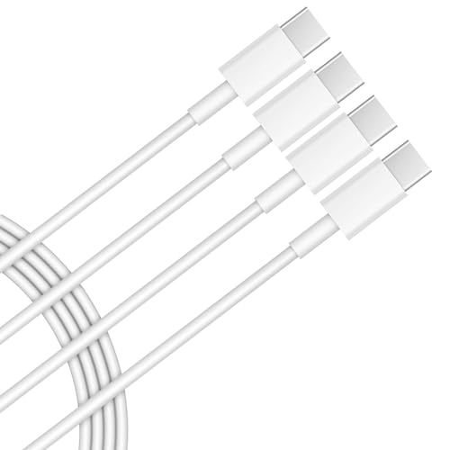 Tek Styz PRO 2Pack USB-C 50W/5A Compatible with Huawei Pura 70 Ultra for 5Gbps Data and Hi-Powered Charging Cable (White 1.5M/5ft)