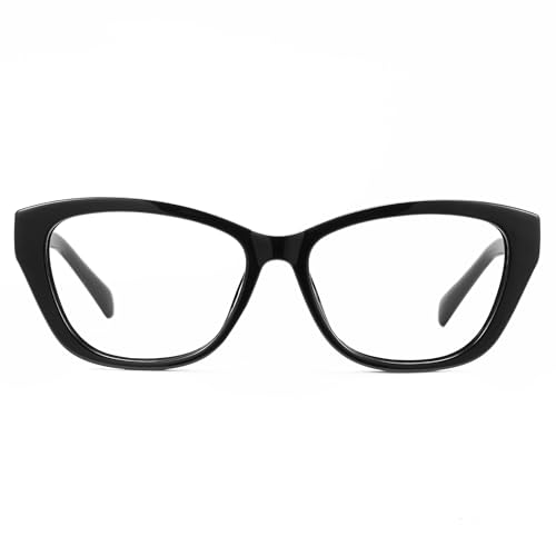 Image of Cyxus Cat Eye Blue Light Glasses for Women Reduce Eye Strain 8154 | Eye Protection,UV Protection,Stylish Chunky Frame,Ideal for Office Work Daily Work