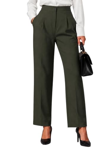 Image of Leriya Fashion Formal Pants for Women Office Wear |Trousers for Women - Straight Pants for Woman Formal Pant for Woman, Stretch Lycra Workwear Trousers