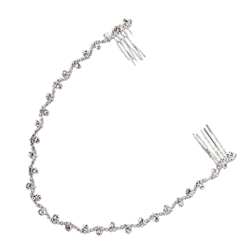 MUSISALY 新娘婚礼?? ヘアコーム 髪飾り ヘアアクセサリー 結婚式用 おし