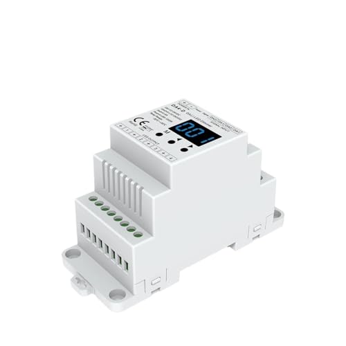 Contrôleur LED 4 canaux PWM 12V-48V avec variateur numérique DT6 DT8 et bouton poussoir
