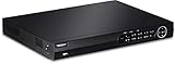 TRENDnet 8-Channel H.264/H.265 PoE+ NVR, 1080p HD, up to 12TB storage (HDDs not included), Supports one 4K Camera Channel, 8 PoE+ ports, 80W PoE Power Budget, Rackmount, TV-NVR408