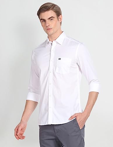 Image of Arrow Men's Solid Slim Fit Shirt