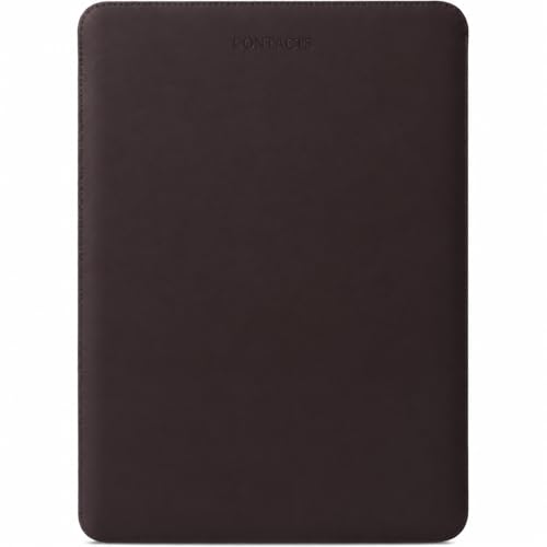 Image of CONTACTS 13-13.3 inches Laptop Sleeve Compatible for MacBook Pro /MacBook Air and All Other laptops Under 13.3 inch Pu Leather - Brown