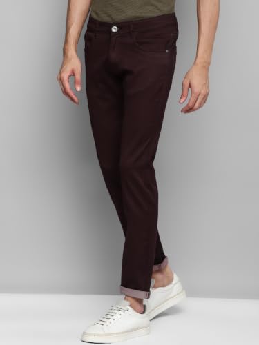Image of Allen Cooper Skinny Low Rise Power Stretch Denim Chinos Type Jeans for Men