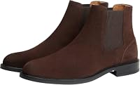 Tommy Hilfiger Herren Corporate Dressy Suede Chelsea Fm0fm05953 Niedrige Stiefel, Braun Kakao, 40 EU – Ansicht 3