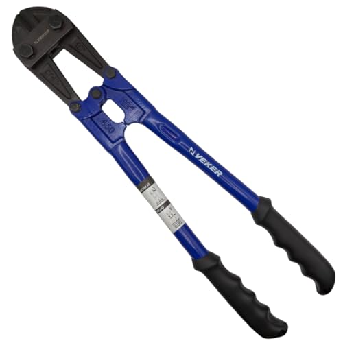La mejor selección de Cortafríos para mampostería los más recomendados. 39 Cortapernos Profesional 18 Pulgadas - Pinzas De Corte, Cizalla Para Metal Con Palanca de Alta Fuerza y Cuchillas Reforzadas de Acero al Cromo - Corta Cadenas, Candados, Varilla y...