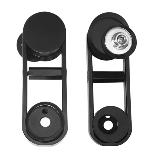 Soportes ajustables CNC para espejos de moto Touring FLHX con adaptadores negros