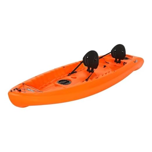 Lifetime Kokanee Sit-On-Top Kayak, Orange, 10'6"