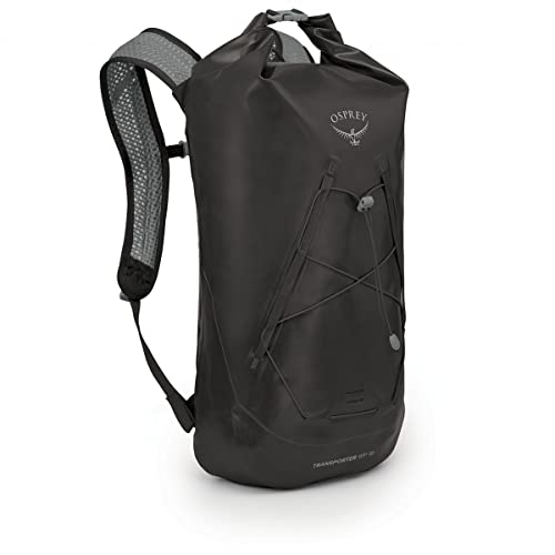Osprey Transporter 18L Roll Top Waterproof Laptop Backpack, Black