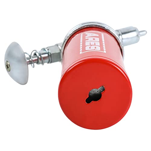 Image of ARES 53010 - 3-Ounce Push-Type Mini Grease Gun - Needle Nozzle Easily Greases Small Fittings - One-Handed Operation - 3000 PSI Working Pressure