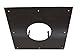 Produktbild isotip-joncoux 092118, Klinke auf Rückenplatte 400 x 400, schwarz, Durchmesser 180