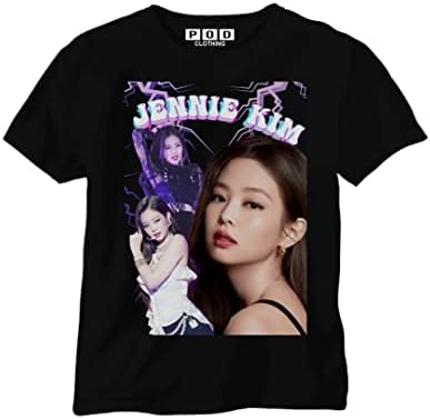 POD Clothing BLACKPINK Jennie KPOP Bootleg Vintage Oversize T 