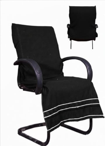Image of Car Seat Towel Cover, Universal Size 76x152 cm, Soft and Comfortable Seat Protector for All Cars, Single Pack of 1 (1, Ch Black, 30x60inc.)