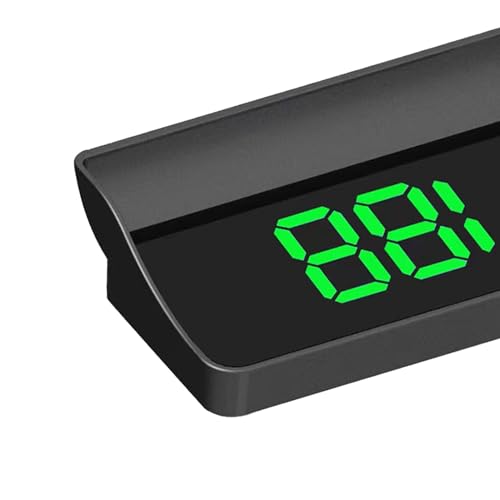 Vsenkes Cabeça do carro up medidor de velocidade display digital odômetro universal portátil sobre v