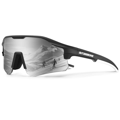 Image of Sport Polarized Sunglasses for Men and Women, Stylish and Lightweight Cycling Sunglasses with UV400 Protection