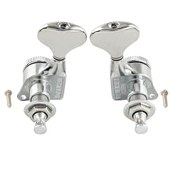 Musiclily Pro 3×3 Ratio 18:1 Guitare Mécaniques Bloquante Locking Tuners Boutons Y-Style pour Guitare électrique/Acoustique Style LP, Chrome - Les Beatles, Paul McCartney, John Lennon, RIngo Starr, George Harrison Musiclily Pro 3x3 Ratio 18:1 Guitare Mécaniques Bloquante Locking Tuners Boutons Y-Style pour Guitare électrique/Acoustique Style LP, Chrome – Image 5