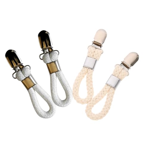 Clips de toalla con cuerda PRETYZOOM para sujetar paños de cocina y evitar caídas al suelo 2