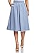 Produktbild oodji Ultra Damen Mittellanger Baumwoll-Rock, Blau, DE 42 / EU 44 / XL