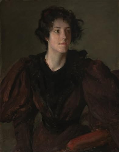 Tableau toile William Merritt portrait jeune femme, affiche d'art peinture décorative