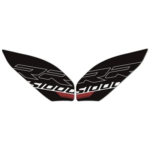 Protection de réservoir BMW S1000RR 2019-2024 autocollant gel 3D noir rouge
