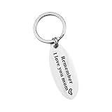 Pesine Maman lettrage porte-clés jour 19 * 45MM amour rappelez-vous je vous décor à la maison Porte-clés Porte-clés Anniversaire Porte-clés