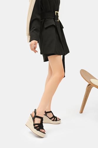 Image of Espadrille Wedge Sandals for Women Platforms & Wedges