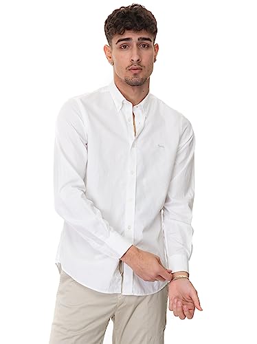 HARMONT&BLAIN Camicia Essentials in Cotone Tinta