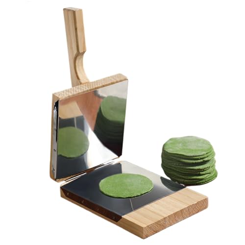 Prensa de albóndigas, prensa de tortillas de madera | Prensa manual para empanadillas - Prensa multifuncional para empanadillas, herramienta de prensa de de cocina para envoltura de albóndigas,