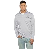 Vantage Apparel Men's Collegiate Micro Mesh Performance Gray 1/4 Zip Pullover, Dayton Flyers, Gray, X-Large