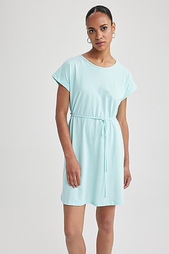 فستان بتصميم عصري للنساء من ديفاكتو، طراز B0655ax، لون اكوا، مقاس اكس لارج XL