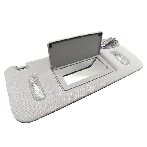 Right Passenger Side Sun Visor for Suburban Sierra 1500 2500 3500 Tahoe 2015-2019, Gray Car Sun Visor with Lighted Makeup Mirror 23459643, 23459646, 84247140,Automotive Sun Protection Visors by BSNOVT - Used condition - US$46.54