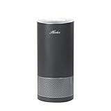 Hunter HP450UV Round Air Purifiers for Home, True HEPA Air Purifier Tower for Pets, Odors, Allergens, Smoke, Dust, VOC's. HEPA Air Purifiers for Bedroom and Small Room. Graphite
