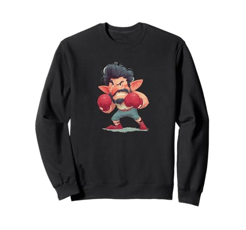 �n���T���ȃG���t�̃{�N�V���O�R�X�`���[���B�N���X�}�X�̑����ɁB �g���[�i�[