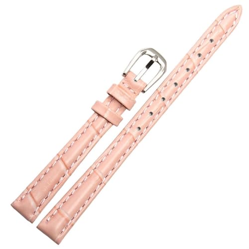 Leather For Girls And Student Watch Band Black Brown Red White Blue Strap3