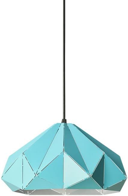 Suspension nordique bleue pour îlot de cuisine et chambre enfant moderne E27