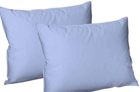 ARLINENS Plain dyed polycotton Housewife pair of pillowcases, Available in 20 (White)