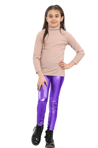 Pantalones violeta para niña ideales para fiestas infantiles y discotecas