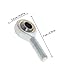 Homoyoyo Rod End Joint Bearing Sa12 Female Threaded Rod End Connector Machine Bearing Industrial Machine Parts with Internal Thread for Power Transmission