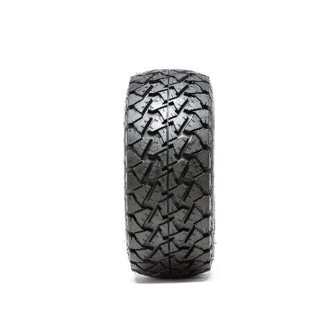 GTW 12 Inch Golf Cart Wheels and Tires Combo | Matte Black Vortex Wheels on 22x10-12 Timberwolf All Terrain Tires | Set of 4